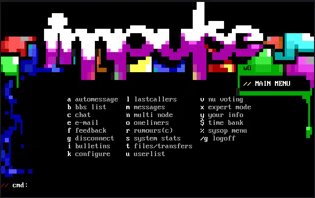 Main Menu