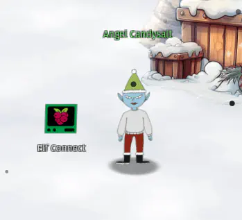 Angel Candysalt on the beach