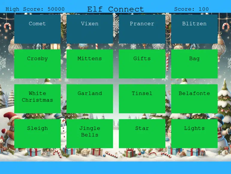Elf Connect Correct Row