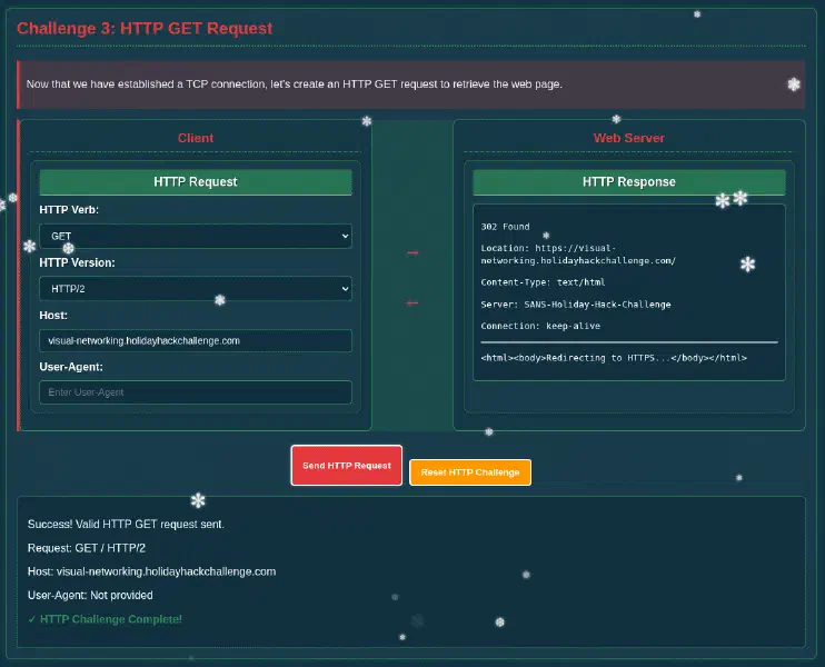 HTTP GET Request Challenge Complete